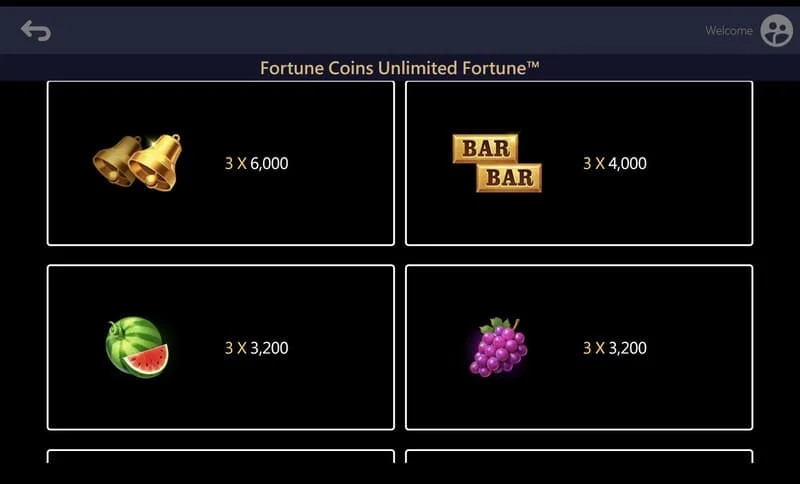 Fortune Coins Unlimited Fortune - Stækkað svið 3x5 með myntasöfnun